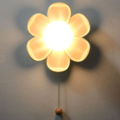 Flower LED Wall Light Artistic Compact Decorative Indoor Wall Lamp