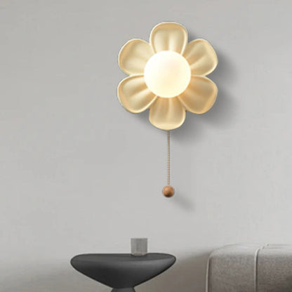 Flower LED Wall Light Artistic Compact Decorative Indoor Wall Lamp