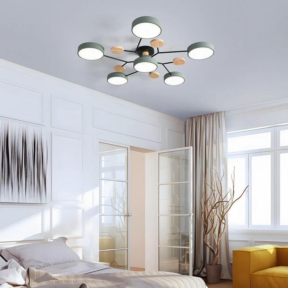 Flush Mount LED Ceiling Light Modern Halo Design Multiple Light Options