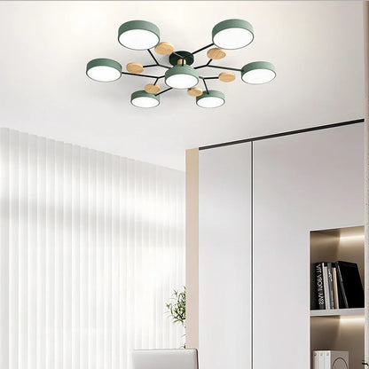 Flush Mount LED Ceiling Light Modern Halo Design Multiple Light Options