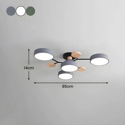 Flush Mount LED Ceiling Light Modern Halo Design Multiple Light Options