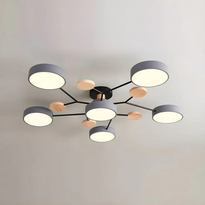 Flush Mount LED Ceiling Light Modern Halo Design Multiple Light Options