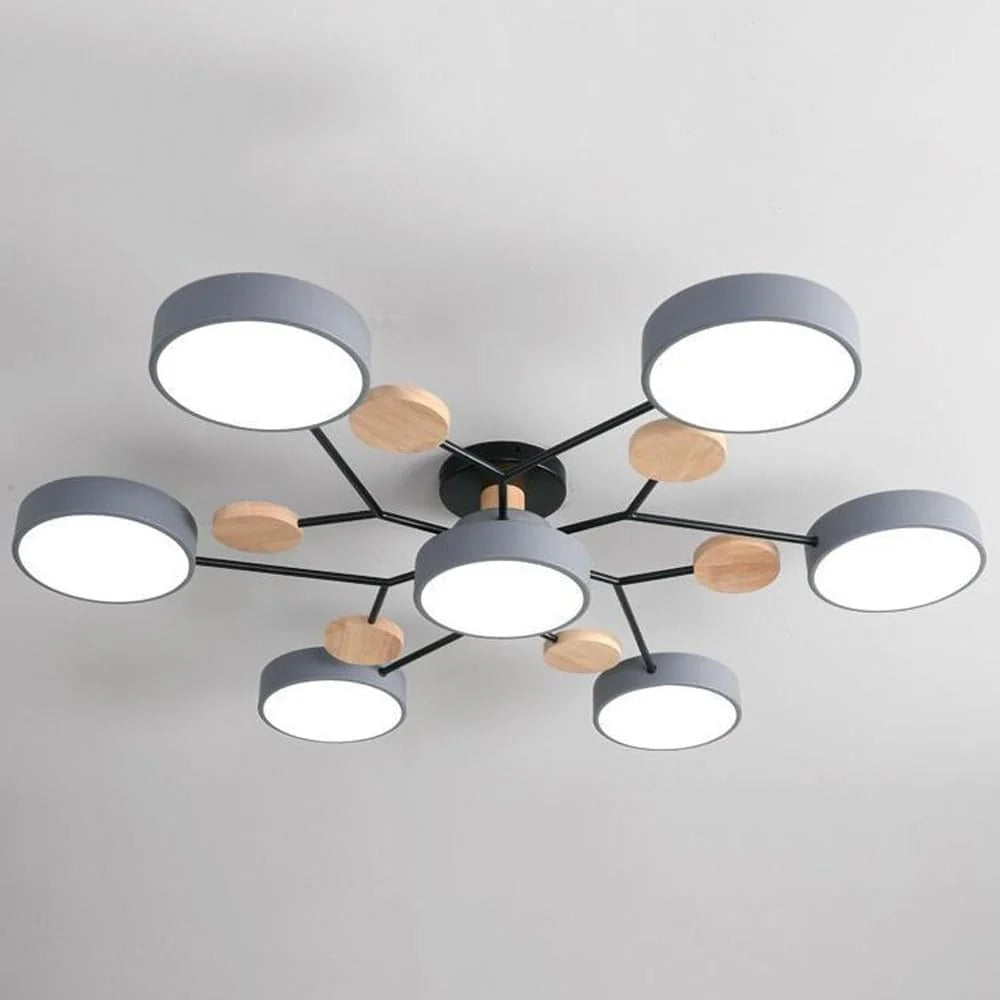 Flush Mount LED Ceiling Light Modern Halo Design Multiple Light Options