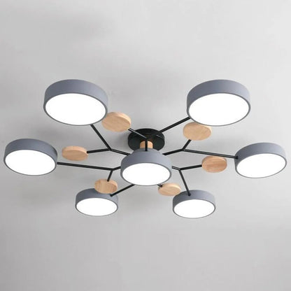Flush Mount LED Ceiling Light Modern Halo Design Multiple Light Options