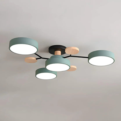 Flush Mount LED Ceiling Light Modern Halo Design Multiple Light Options