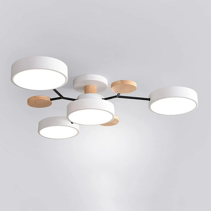 Flush Mount LED Ceiling Light Modern Halo Design Multiple Light Options