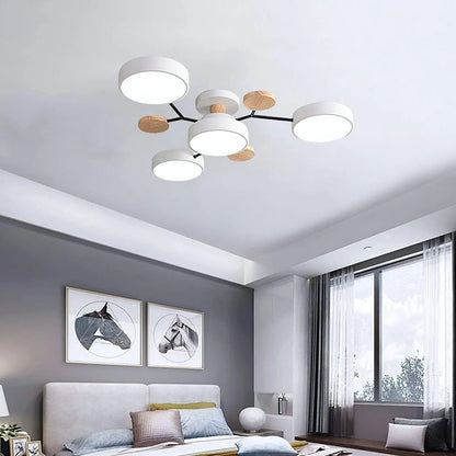 Flush Mount LED Ceiling Light Modern Halo Design Multiple Light Options