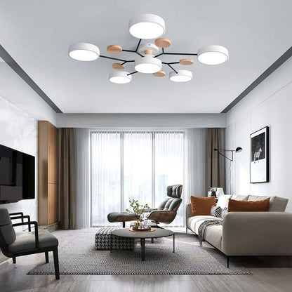 Flush Mount LED Ceiling Light Modern Halo Design Multiple Light Options