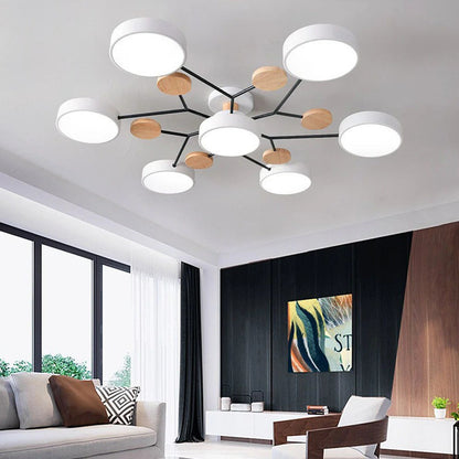 Flush Mount LED Ceiling Light Modern Halo Design Multiple Light Options