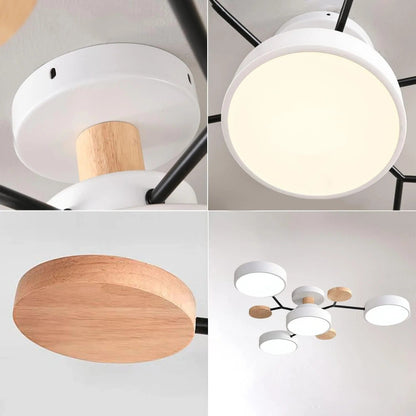 Flush Mount LED Ceiling Light Modern Halo Design Multiple Light Options