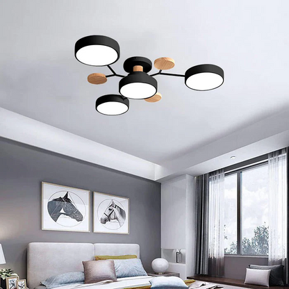 Flush Mount LED Ceiling Light Modern Halo Design Multiple Light Options
