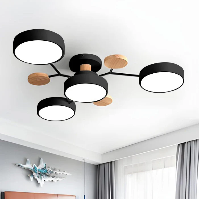 Flush Mount LED Ceiling Light Modern Halo Design Multiple Light Options