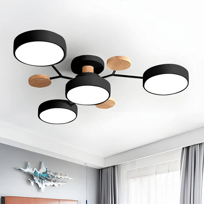 Flush Mount LED Ceiling Light Modern Halo Design Multiple Light Options
