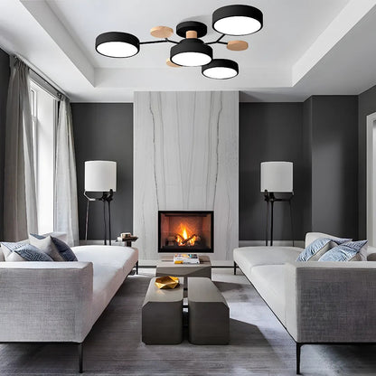 Flush Mount LED Ceiling Light Modern Halo Design Multiple Light Options