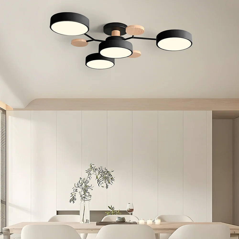 Flush Mount LED Ceiling Light Modern Halo Design Multiple Light Options