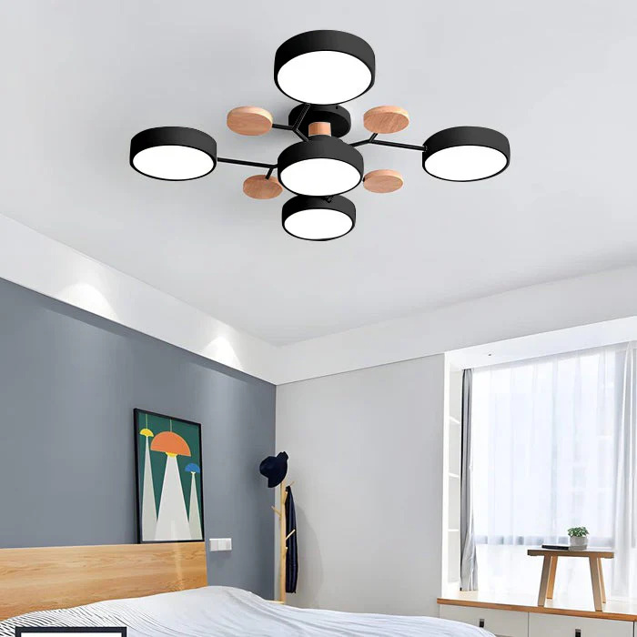 Flush Mount LED Ceiling Light Modern Halo Design Multiple Light Options
