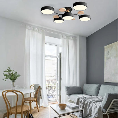 Flush Mount LED Ceiling Light Modern Halo Design Multiple Light Options