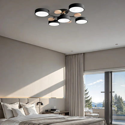 Flush Mount LED Ceiling Light Modern Halo Design Multiple Light Options