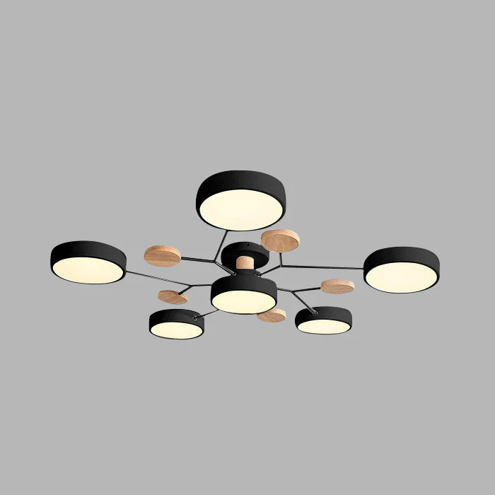 Flush Mount LED Ceiling Light Modern Halo Design Multiple Light Options