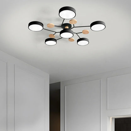 Flush Mount LED Ceiling Light Modern Halo Design Multiple Light Options