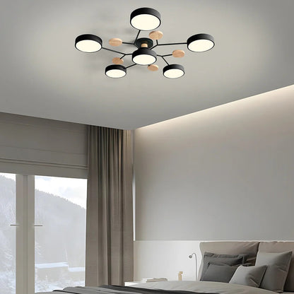 Flush Mount LED Ceiling Light Modern Halo Design Multiple Light Options