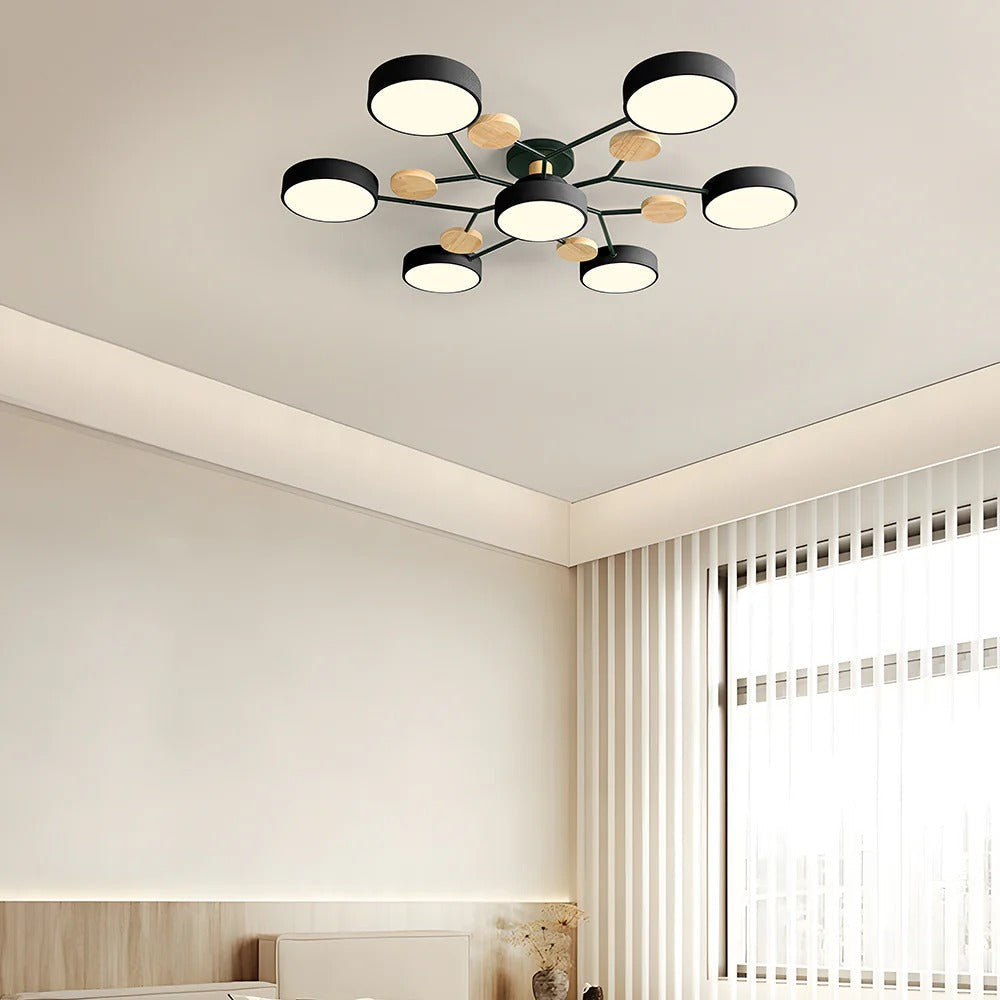 Flush Mount LED Ceiling Light Modern Halo Design Multiple Light Options