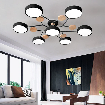 Flush Mount LED Ceiling Light Modern Halo Design Multiple Light Options
