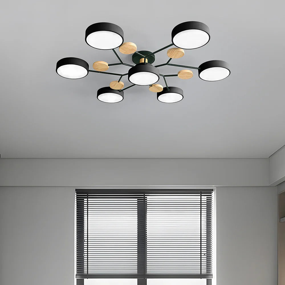 Flush Mount LED Ceiling Light Modern Halo Design Multiple Light Options