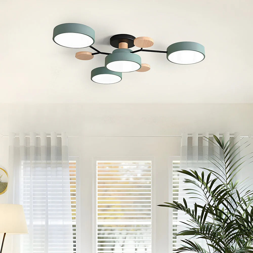 Flush Mount LED Ceiling Light Modern Halo Design Multiple Light Options
