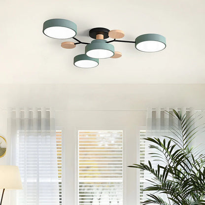 Flush Mount LED Ceiling Light Modern Halo Design Multiple Light Options