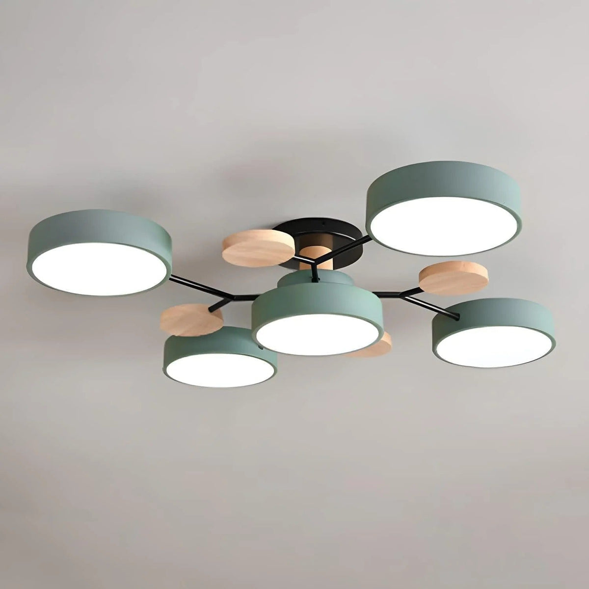 Flush Mount LED Ceiling Light Modern Halo Design Multiple Light Options