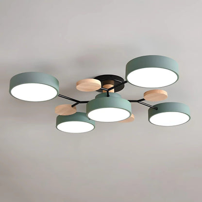 Flush Mount LED Ceiling Light Modern Halo Design Multiple Light Options