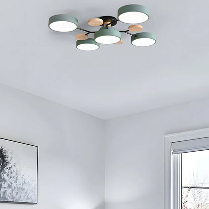 Flush Mount LED Ceiling Light Modern Halo Design Multiple Light Options