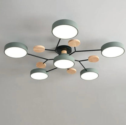 Flush Mount LED Ceiling Light Modern Halo Design Multiple Light Options