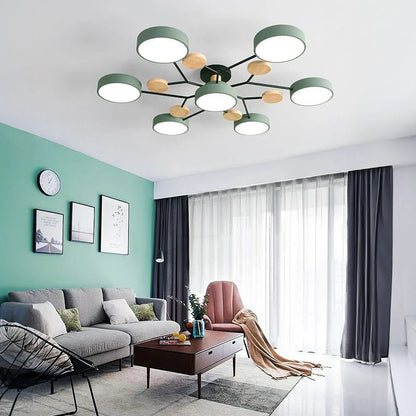 Flush Mount LED Ceiling Light Modern Halo Design Multiple Light Options