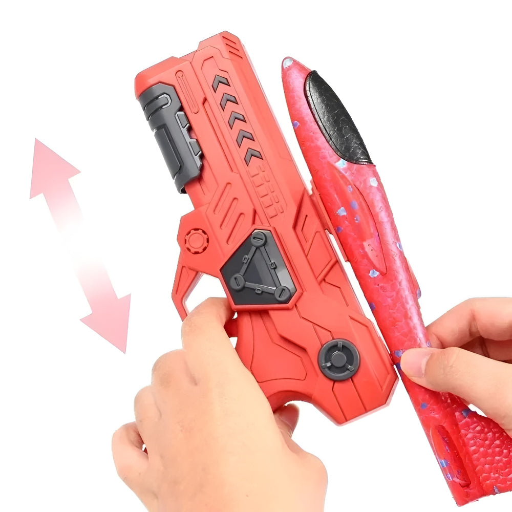 Foam Glider Airplane Launcher Toy for Outdoor Play