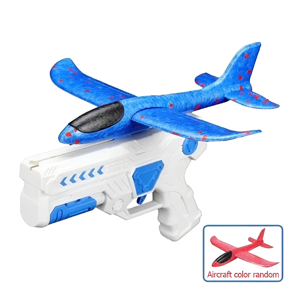 Foam Glider Airplane Launcher Toy for Outdoor Play