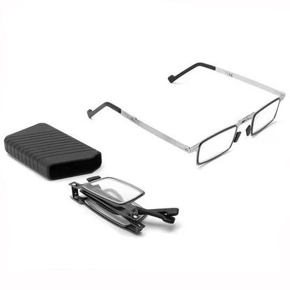 Foldable Blue Light Blocking Reading Glasses Portable Compact Readers Flexible Frame Lightweight Eyeglasses