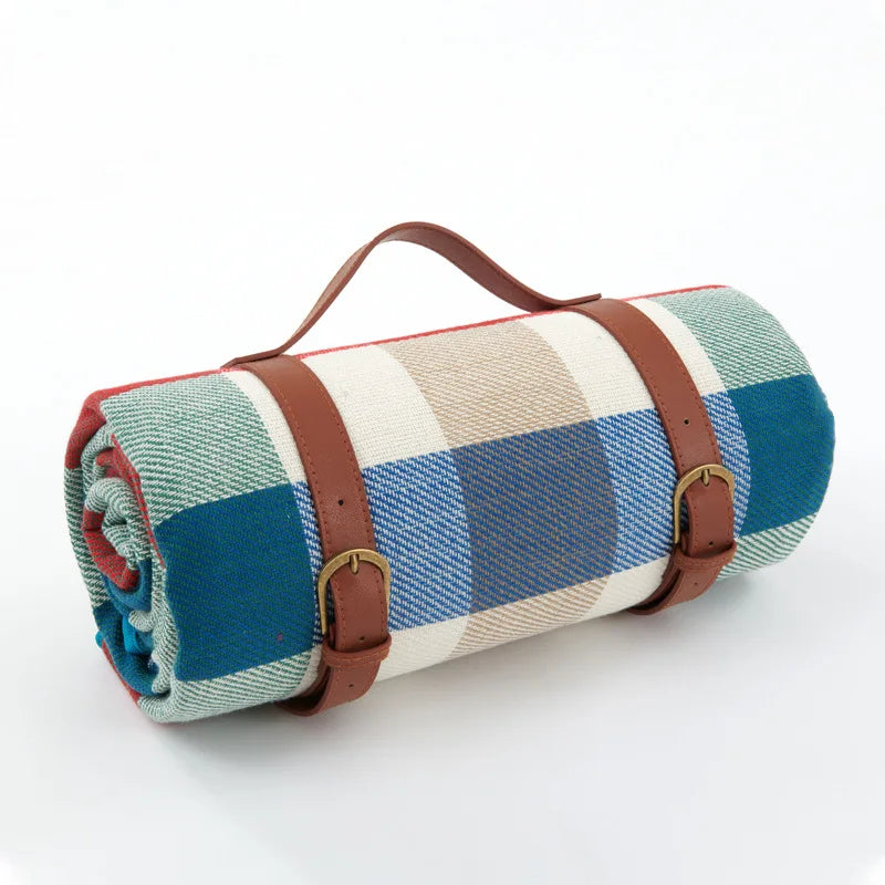 Foldable Picnic Blanket Padded Outdoor Mat Beach Park Camping