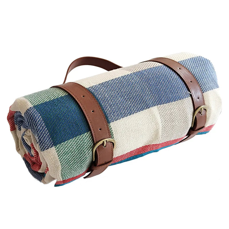 Foldable Picnic Blanket Padded Outdoor Mat Beach Park Camping