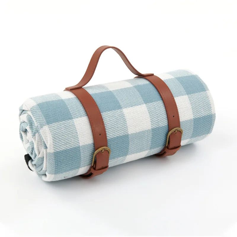 Foldable Picnic Blanket Padded Outdoor Mat Beach Park Camping