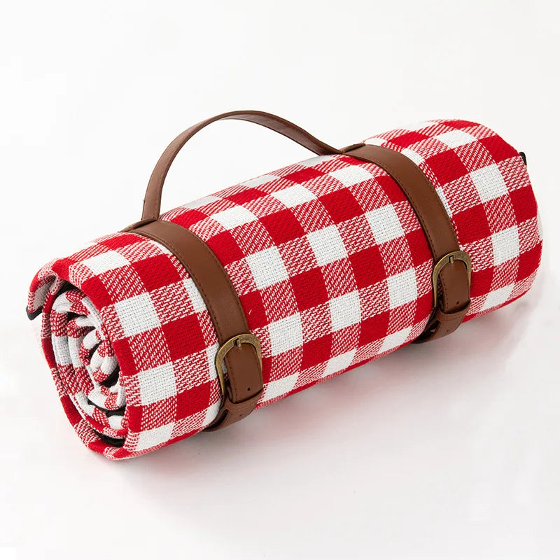 Foldable Picnic Blanket Padded Outdoor Mat Beach Park Camping