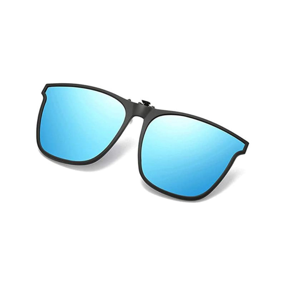 Foldable Polarized Clip On Sunglasses with UV Protection for Eyeglasses