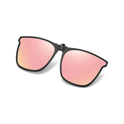 Foldable Polarized Clip On Sunglasses with UV Protection for Eyeglasses