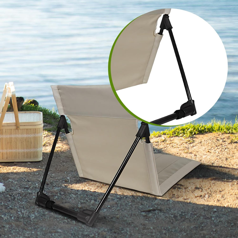 Foldable Reclining Beach and Camping Chair