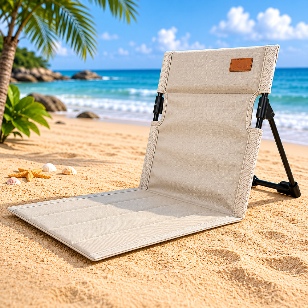 Foldable Reclining Beach and Camping Chair