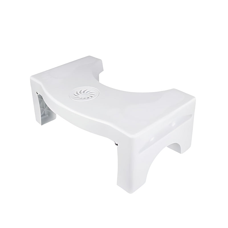 Foldable Toilet Stool with Non Slip Base Bathroom Foot Rest for Comfort and Stability