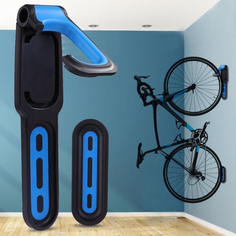 Foldable Wall Mount Bike Rack Compact Bicycle Storage Holder