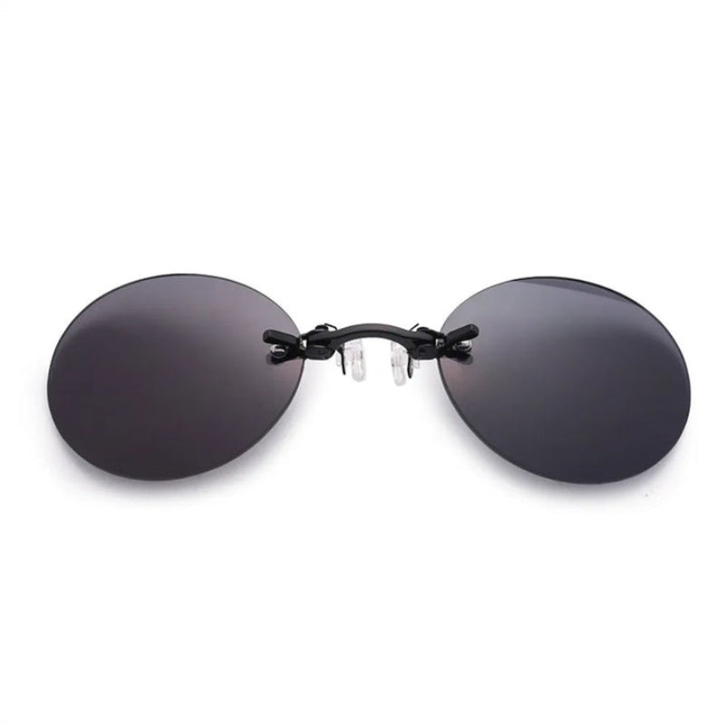 Frameless Nose Clip Glasses Lightweight Rimless Eyewear