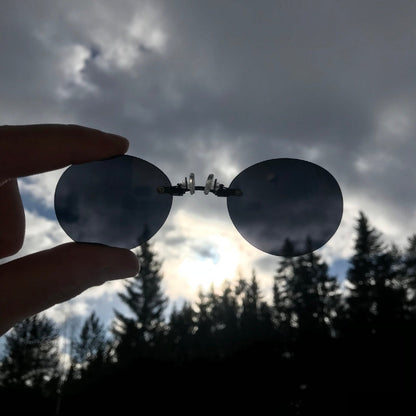 Frameless Nose Clip Glasses Lightweight Rimless Eyewear